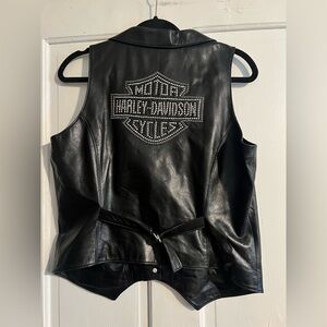 Harley-Davidson Black Leather Vest